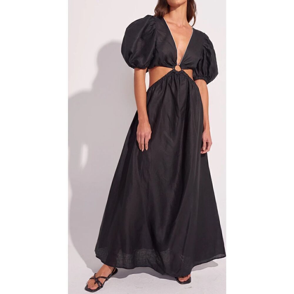 Mara Hoffman The Lolita Muse Black Organic Cotton Dress NWT SizeβXS